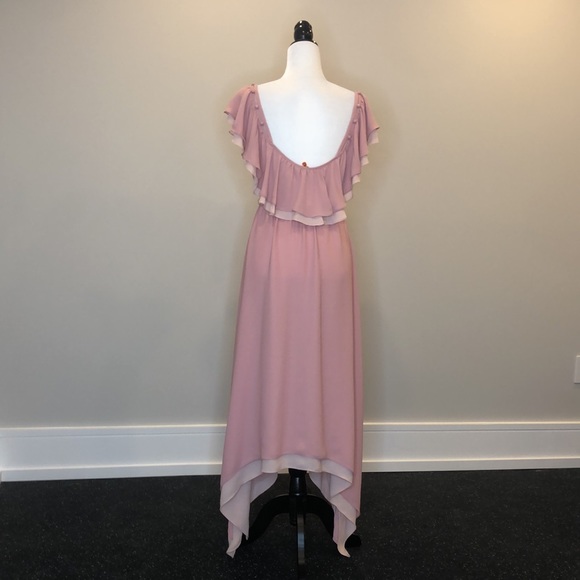 FINAL SALE! Pink Rebecca Minkoff Maxi Dress (SIZE 6) - Picture 3 of 5